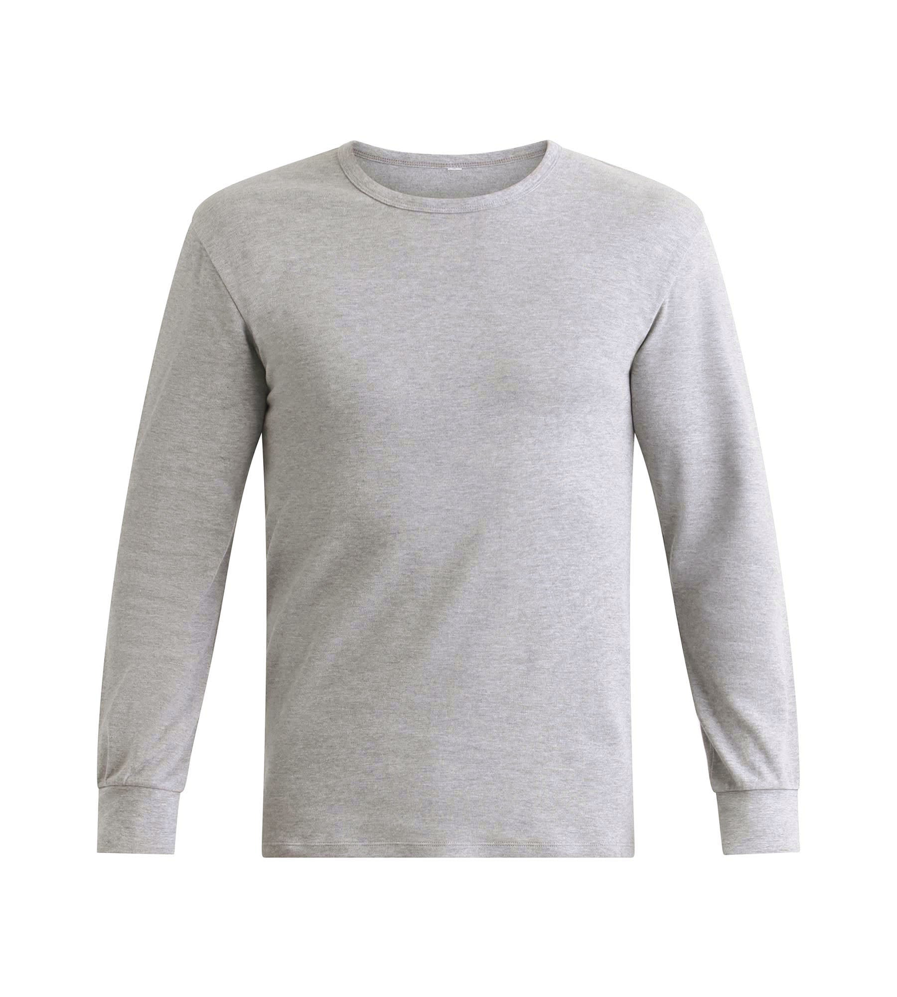 DIM Camiseta de hombre Dim Thermal de algodón gris jaspeado
