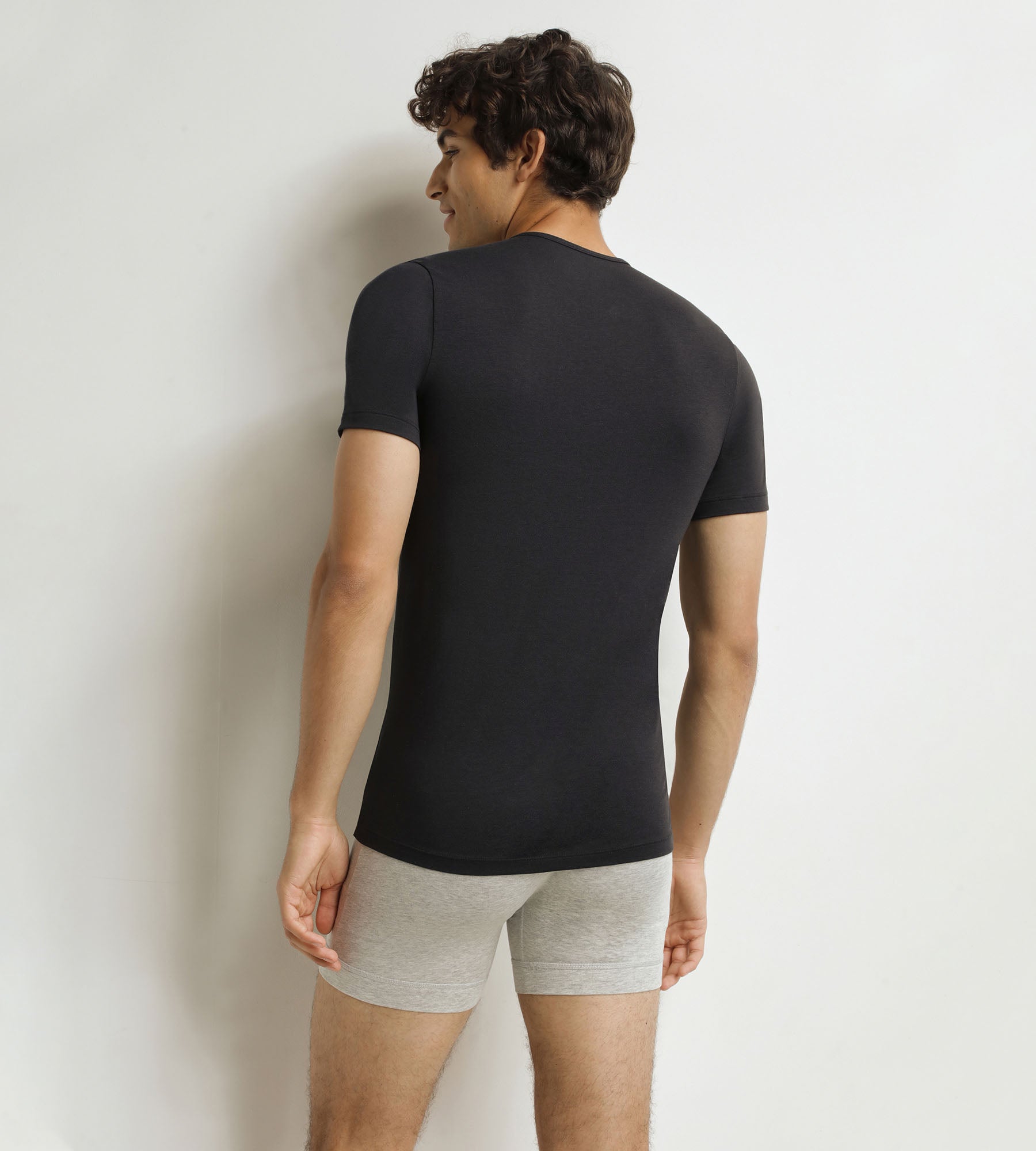 DIM Camiseta de manga corta para hombre Black Dim Thermal