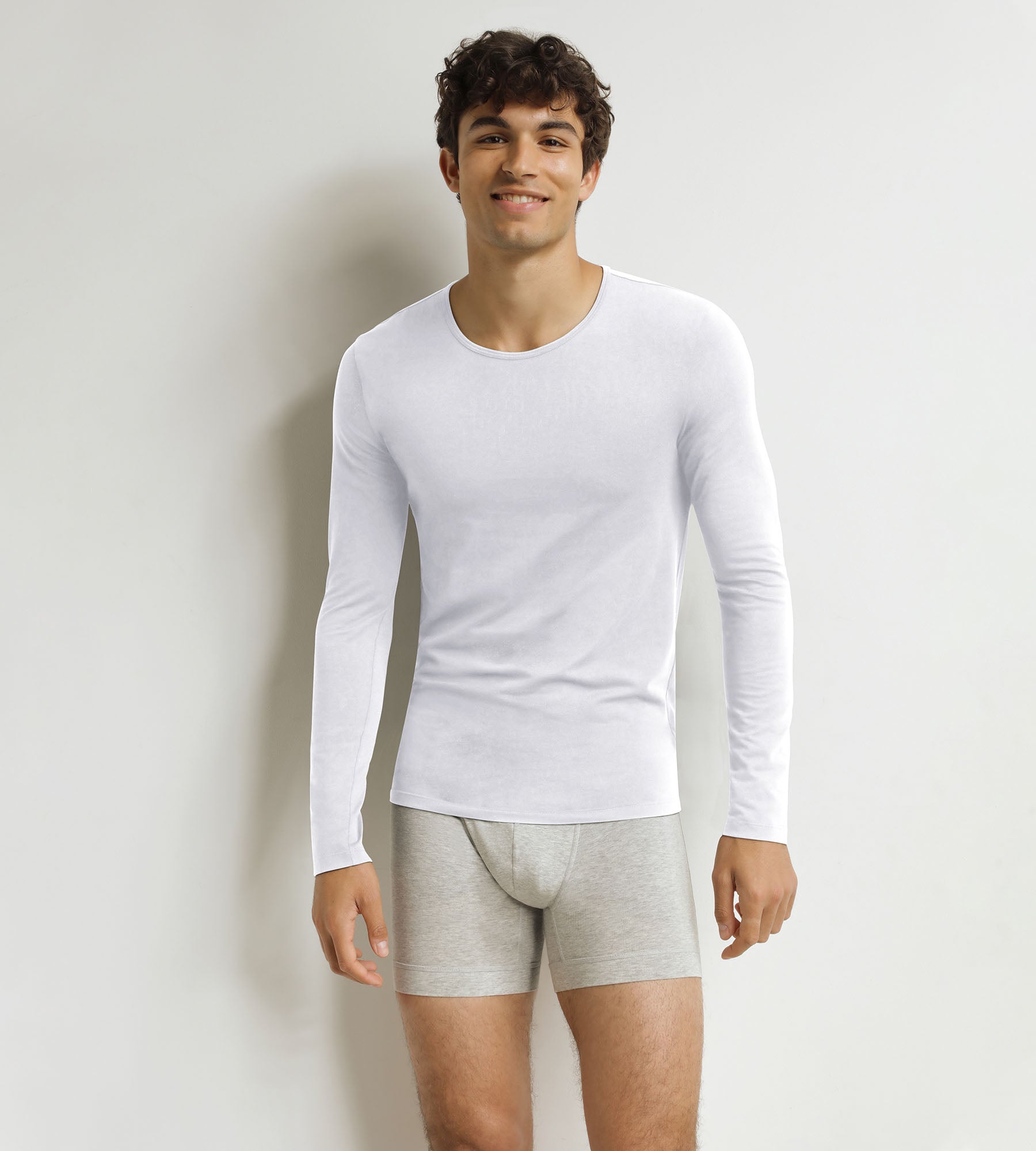 DIM Camiseta de manga larga para hombre Blanco Dim Thermal