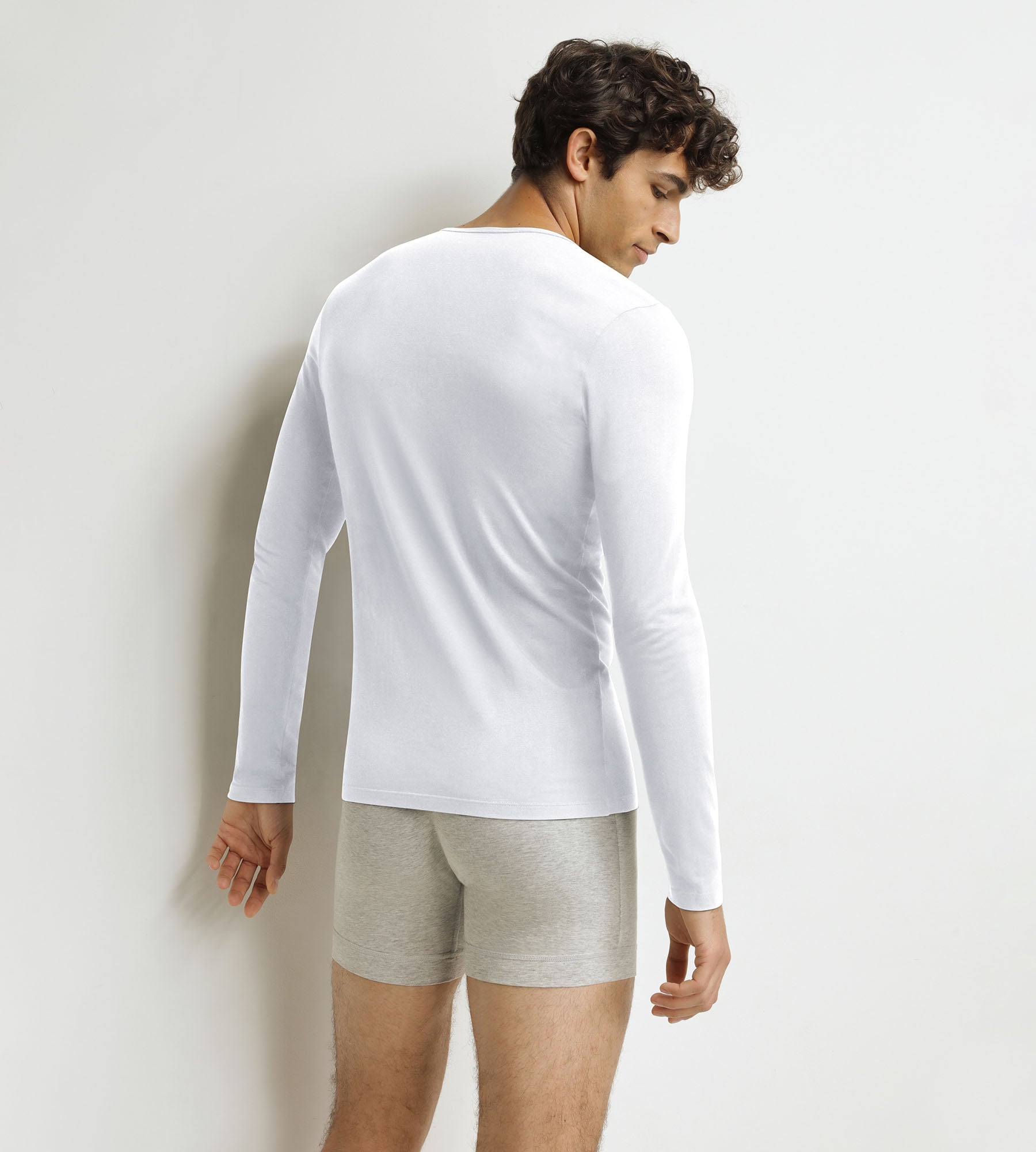 DIM Camiseta de manga larga para hombre Blanco Dim Thermal