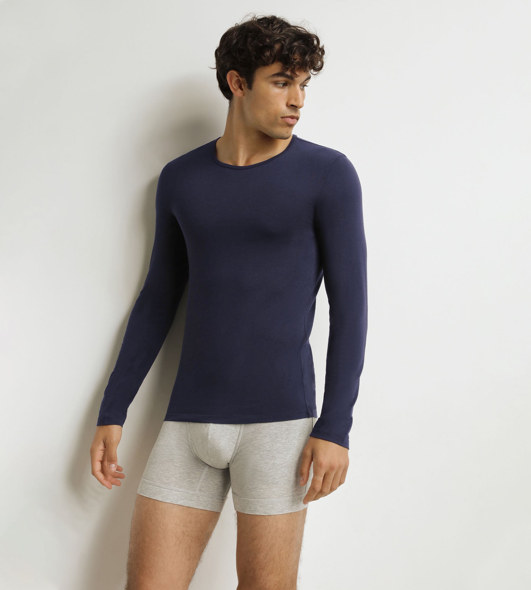 DIM Camiseta de manga larga para hombre Azul Dim Thermal