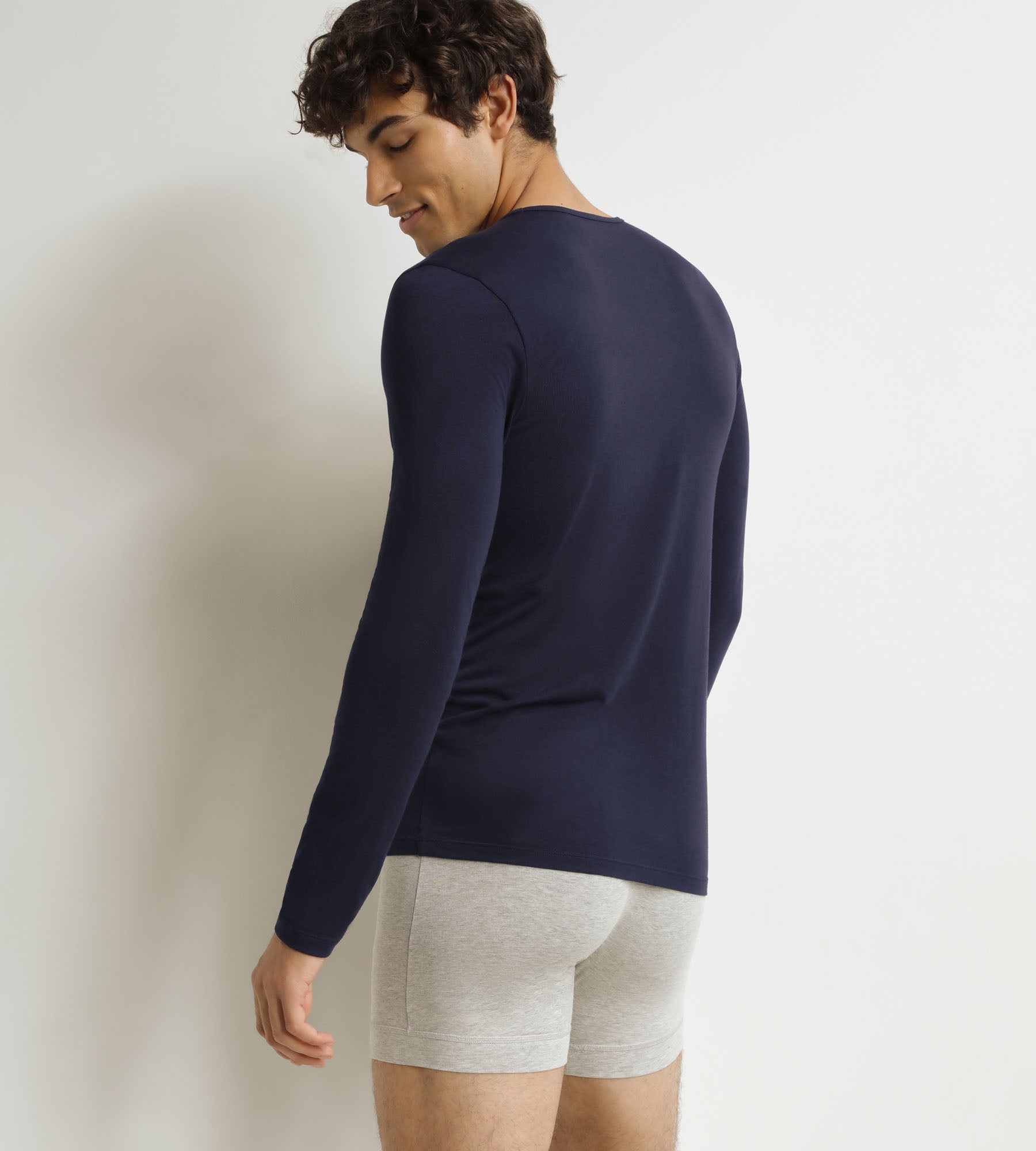 DIM Camiseta de manga larga para hombre Azul Dim Thermal
