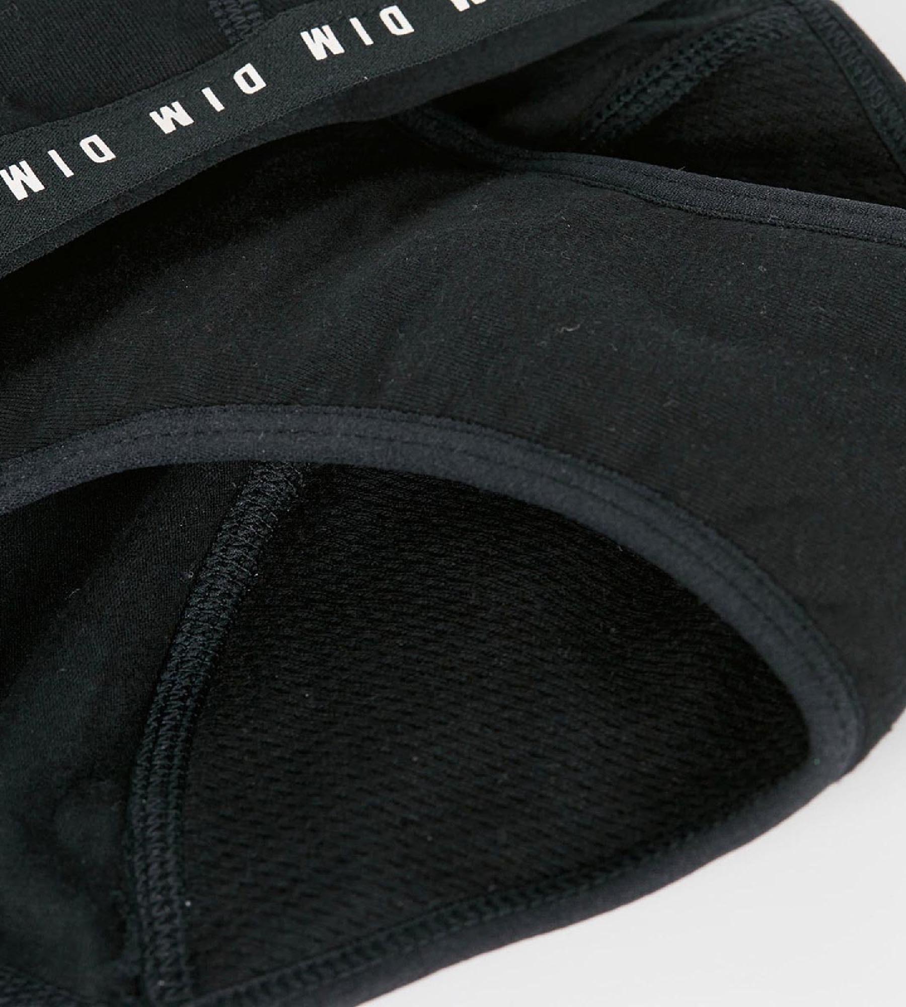 DIM Braga menstrual para niña en algodón orgánico para Flujo Medio Negro Dim Protect