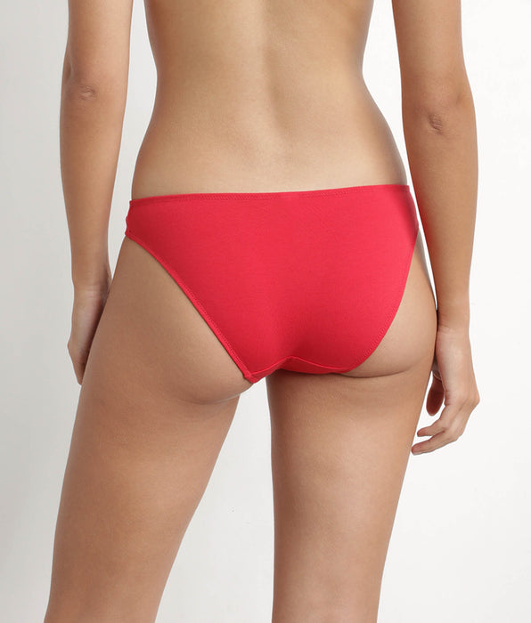 DIM Braga midi de algodón para mujer Rouge Chéri Dim Daily