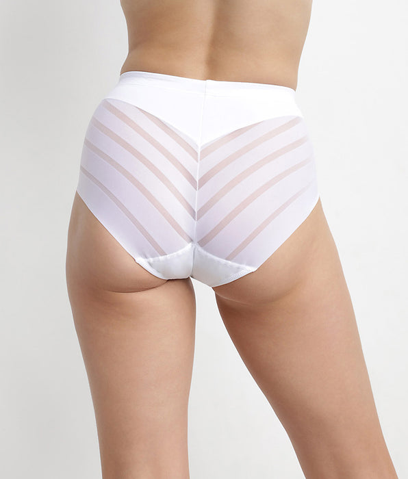DIM Braga vientre plano blanca Mujer Dim Silhouette Elegance