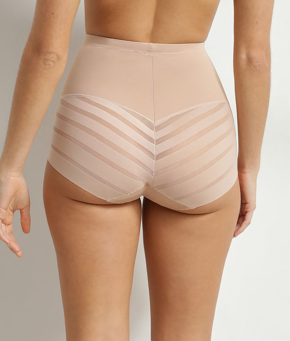 DIM Braguitas de cintura alta y vientre plano Nude Mujer Dim Silhouette Élégance