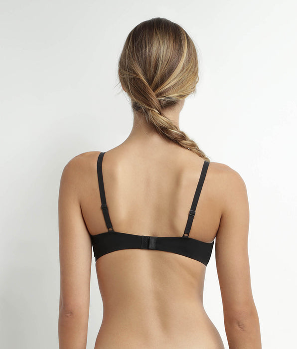 DIM Sujetador con aros Daily Confort negro de microfibra y tul