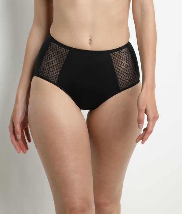 DIM Braga vientre plano talle alto negra Dim Silhouette Essentiel