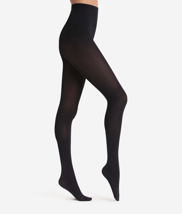 DIM Panti negro Diam's Jambes Fuselées ultraopaco 70D