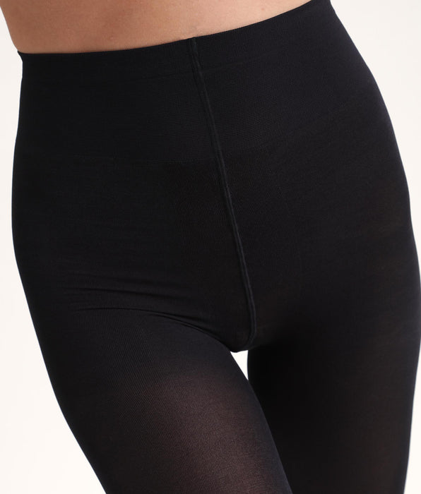 DIM Panti negro Diam's Jambes Fuselées ultraopaco 70D