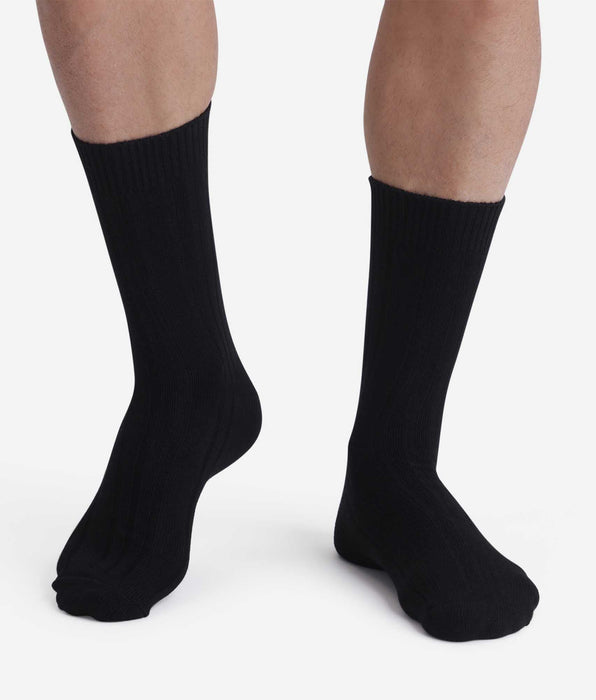 DIM Pack de 2 pares de calcetines de hombre Black Bamboo