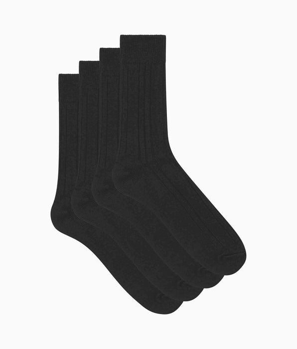 DIM Pack de 2 pares de calcetines de hombre Black Bamboo