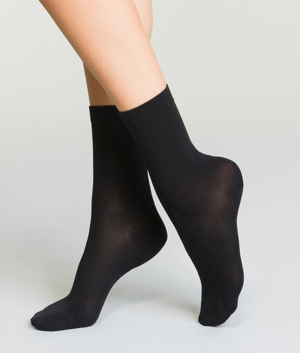 DIM Calcetines térmicos negros para mujeres