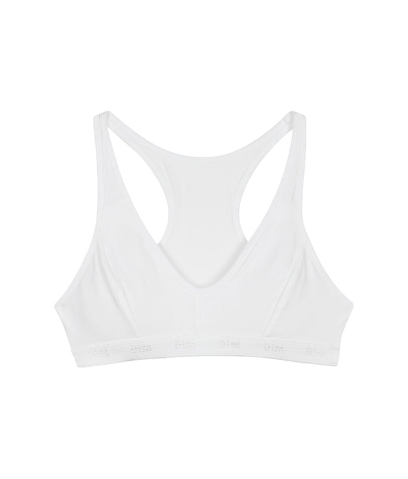 DIM Sujetador deportivo blanco DIM Pocket Micro Girl