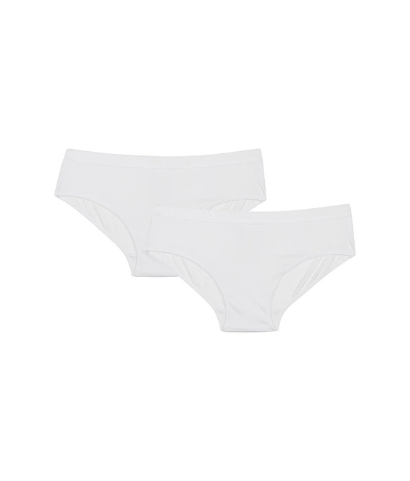 DIM Pack de 2 culottes blancos de microfibra Niña - Pocket Micro