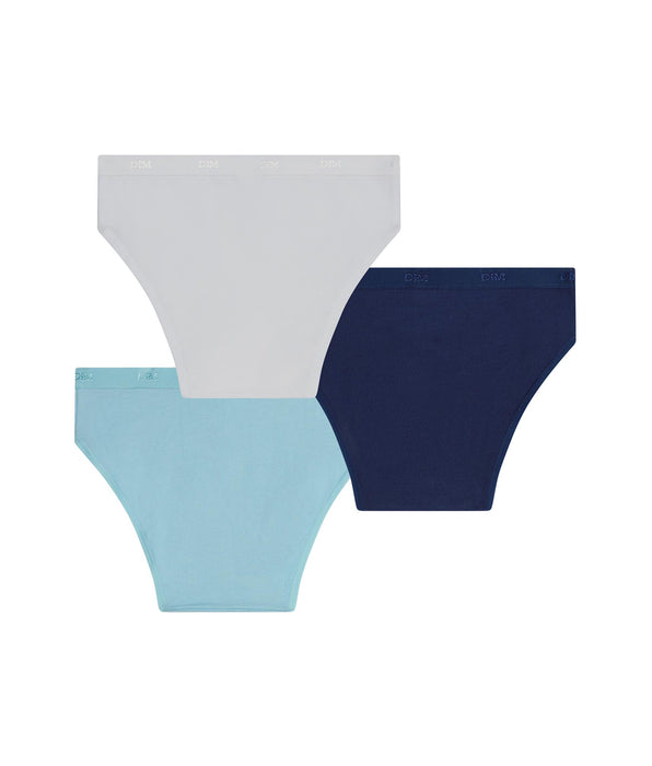 DIM Pack de 3 braguitas para niñas Azur Les Pockets Ecodim Kids