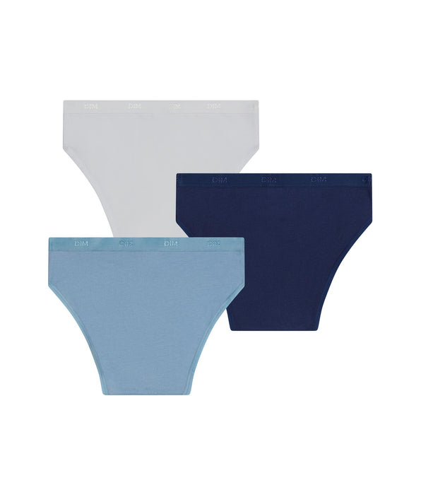 DIM Pack de 3 braguitas para niñas Glacier Les Pockets Ecodim Kids