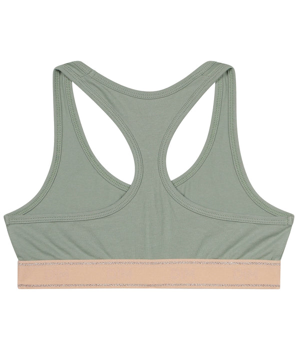 DIM Sujetador de niña verde y rosa Dim Sport
