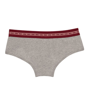 Shorty fille Dim sport gris chiné