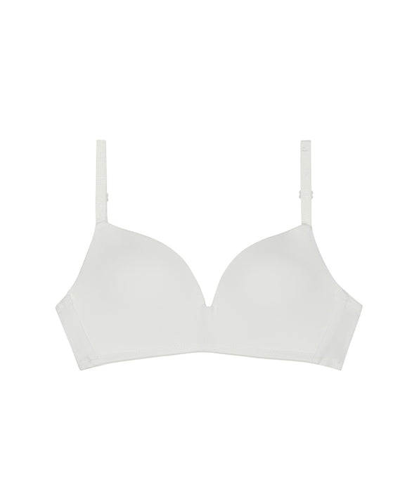 DIM Sujetador triangular blanco con copas niña Dim Invisible