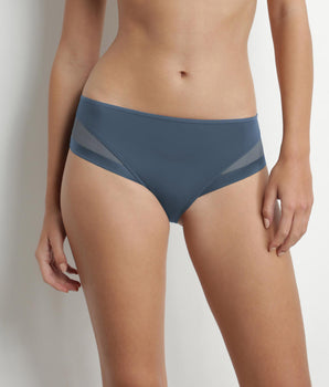 Braga de microfibra y tul azul porcelana Dim Generous