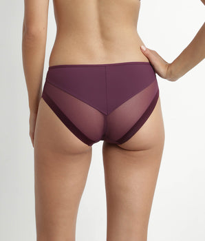 Braguita de tul y microfibra Prune Dim Generous