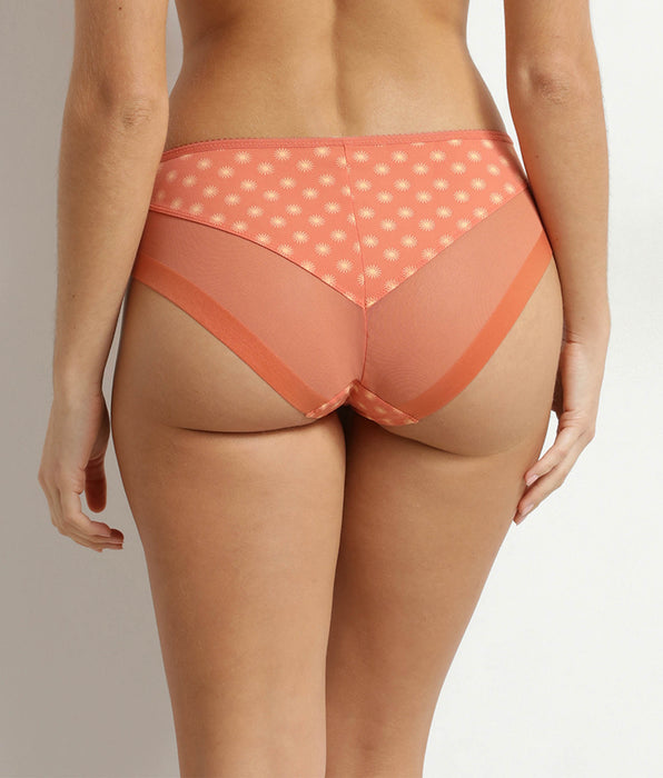 DIM Braguitas de mujer de microfibra y tul con estampado de sol Dim Generous