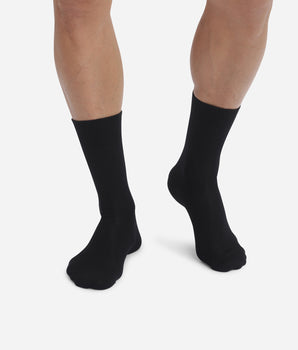 Calcetines negros de viscosa para hombre Dim Bambou