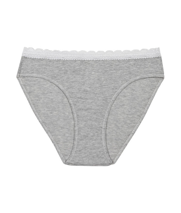 DIM Bragas de niña de algodón elástico con cinturón de encaje Dim trendy