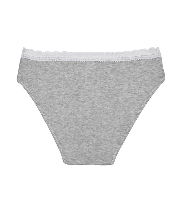 DIM Bragas de niña de algodón elástico con cinturón de encaje Dim trendy