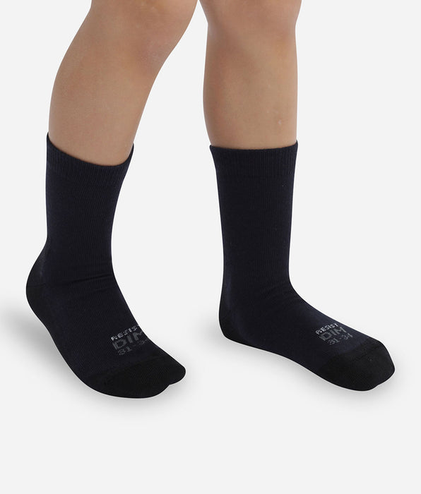 DIM Juego de 2 pares de calcetines infantiles Azul Marino Ultra Resist