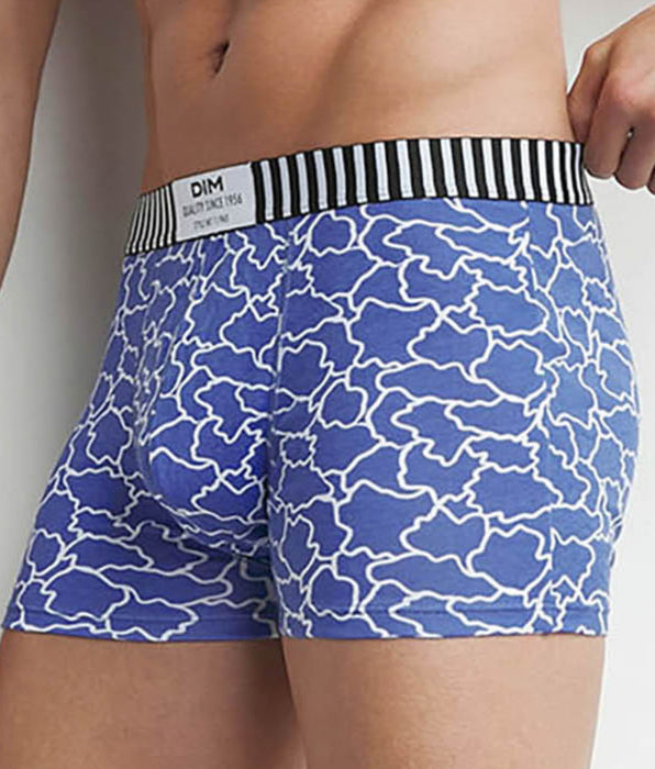 DIM Pack de 3 boxers negros con adornos de nubes, azul y negro Dim Vibes