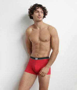 Calzoncillos bóxer para hombre de algodón modal acanalado Rouge Addict Dim Elegant