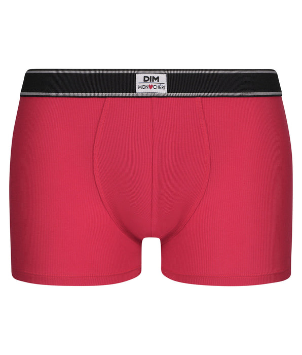 DIM Calzoncillos bóxer para hombre de algodón modal acanalado Rouge Addict Dim Elegant