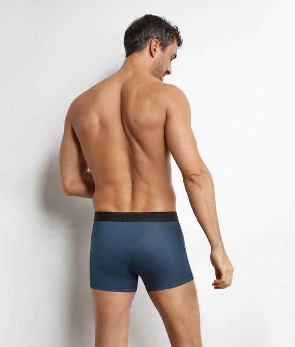 DIM bóxer para hombre de algodón modal piqué Azul Fjord Dim Smart