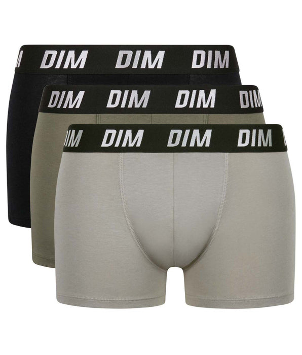 DIM Pack de 3 bóxers de hombre de termorregulación activa Verde Dim Sport