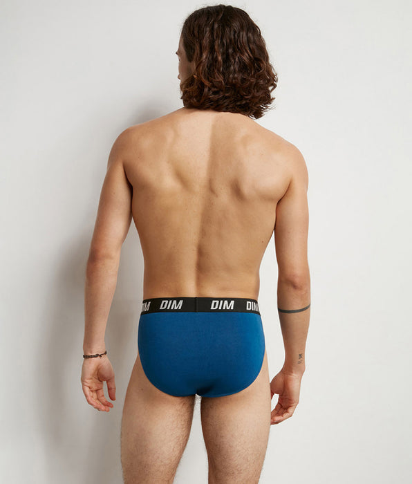 DIM Pack de 2 calzoncillos tipo slip de hombre de termorregulación activa Azul Parma Dim Sport