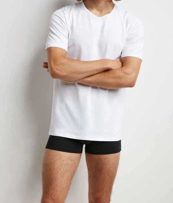 DIM Pack de 2 camisetas de hombre termorreguladoras de cuello redondo Blanco Dim Sport