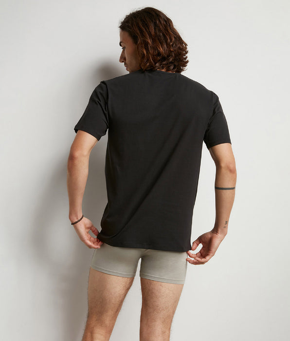 DIM Pack de 2 camisetas de hombre termorreguladoras de cuello redondo Negro Dim Sport