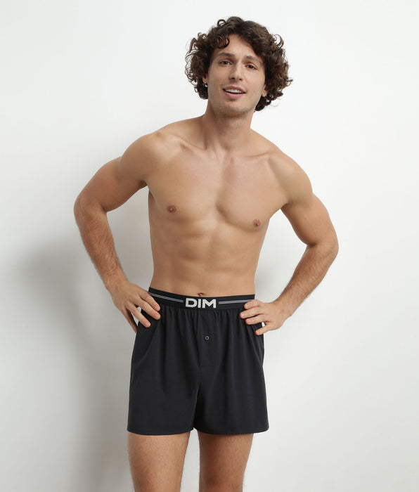 DIM Calzoncillos de algodón para hombre Negro Dim Icons Essentiel