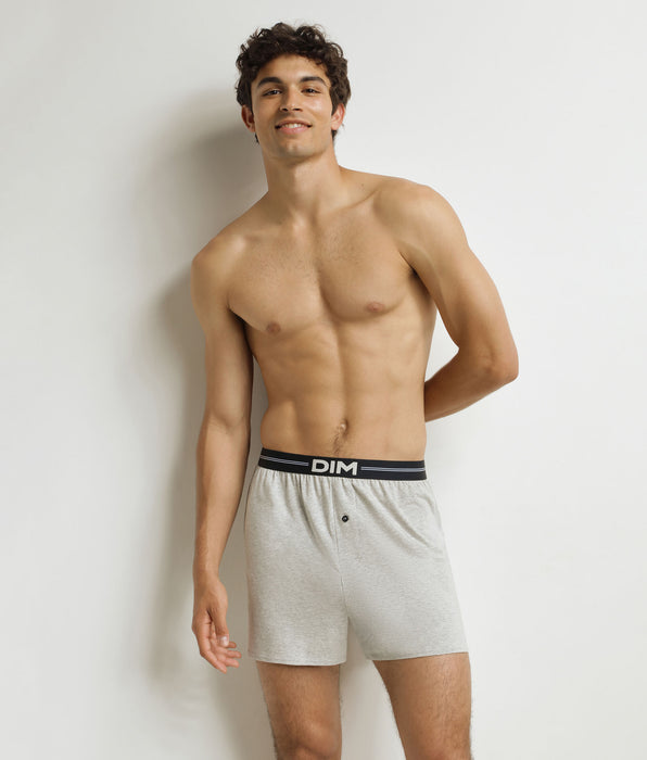 DIM Calzoncillos bóxer de hombre Dim Icons Heather Grey
