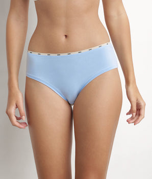 Calzoncillos de algodón modal azul con cintura estrecha Dim Icons Essentiel