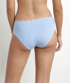 Calzoncillos de algodón modal azul con cintura estrecha Dim Icons Essentiel