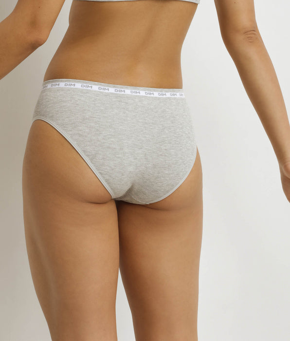 DIM Calzoncillos acanalados para mujer Dim Icons Heather Grey
