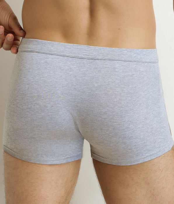 DIM Calzoncillos bóxer Classic Cotton gris ceniza para hombre
