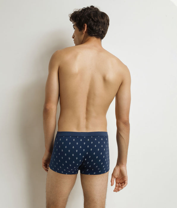 DIM Calzoncillos bóxer para hombre Negro con gotas Classic Cotton
