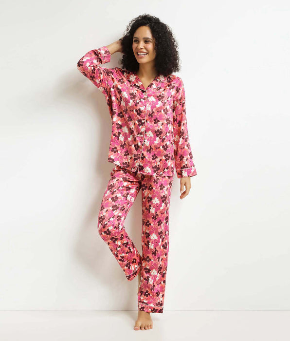 DIM Conjunto de pijama de mujer Fig con flores Don't Disturb