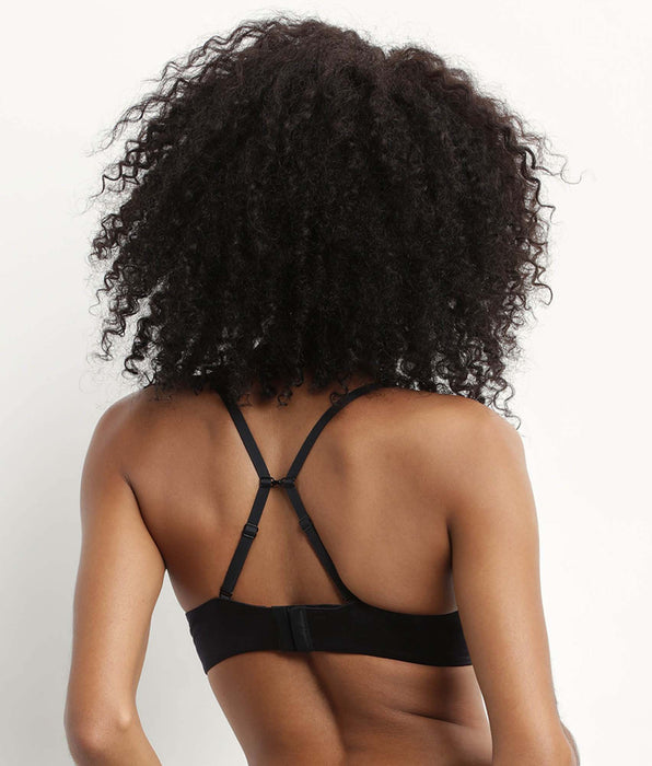 DIM Sujetador push-up de microfibra Negro Dim Comfort Collection