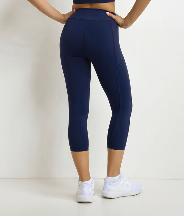 DIM Malla corta deportiva para mujer Azul medianoche Dim Move