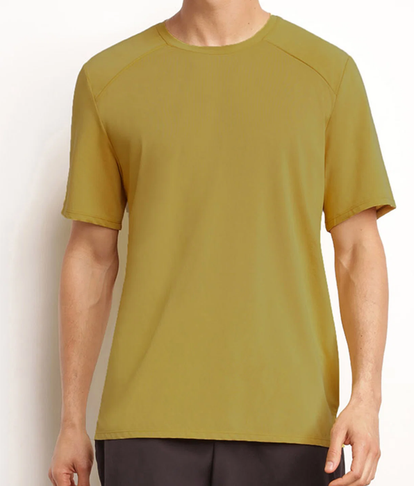DIM Camiseta deportiva de hombre en tejido vaporoso oliva Dim Move